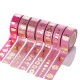 2pc Metallic Gold Blue Pink White Black Craft Washi Paper Tape Scrapbook Sticker