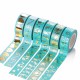 2pc Metallic Gold Blue Pink White Black Craft Washi Paper Tape Scrapbook Sticker