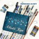 Floral Washi Tape Set, 56 Rolls Decorative Masking Tape for Journals & Crafts