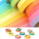 10 Rolls Set Colorful Washi Tape Adhesive Paper Masking Sticky Scrapbook Sticker
