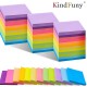6 Pcs Fluorescent Color 3 x 3 Inch Sticky Note Pads Stickers Planner Sticker N