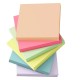 6 Pcs Fluorescent Color 3 x 3 Inch Sticky Note Pads Stickers Planner Sticker N