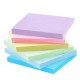6 Pcs Fluorescent Color 3 x 3 Inch Sticky Note Pads Stickers Planner Sticker N
