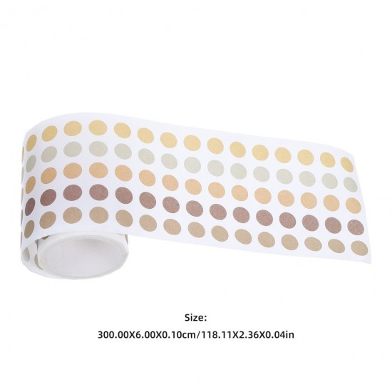 3 Rolls Classroom Must Haves Circle Dot Label Sticker for Office