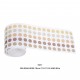 3 Rolls Classroom Must Haves Circle Dot Label Sticker for Office