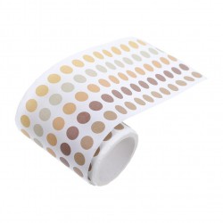 3 Rolls Classroom Must Haves Circle Dot Label Sticker for Office