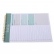 Daily Planner Spiral Notebook: Undated Lined Spiral Bound Journal