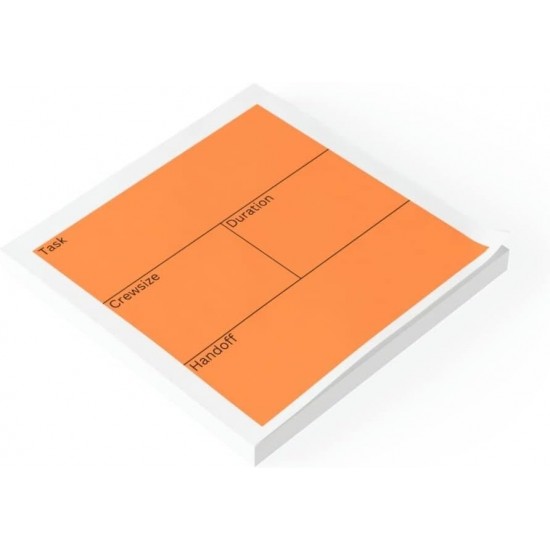 Set Pull Planning Last Planner Lean Construction Multi-Color Sticky Note Pad Tag