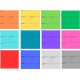 Set Pull Planning Last Planner Lean Construction Multi-Color Sticky Note Pad Tag