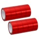 Metallic Washi Tape 15mm X 5m, 10 Pack Art Paper Tapes Washi Self-Adhesive Red