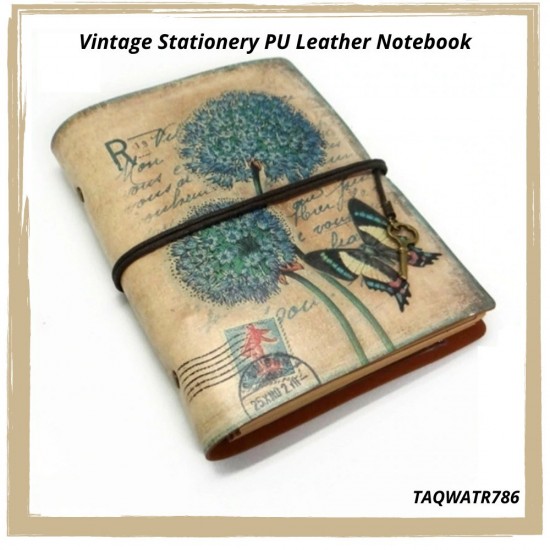Leather Notebook Stationery Planner Sketchbook Diary Notebooks Journal