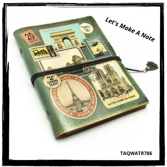 Leather Notebook Stationery Planner Sketchbook Diary Notebooks Journal