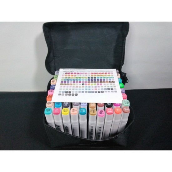 Touch 80pcs Permanent Art Sketch Drawing Marker Set, Alcohol Markers