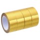 Metallic Washi Tape 15mm X 5m, 4 Pack Art Tapes Washi Self-Adhesive Gold Tone