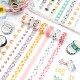 55 Rolls Washi Tape Set Holiday Bohemian Decorative Tape Scrapbooking