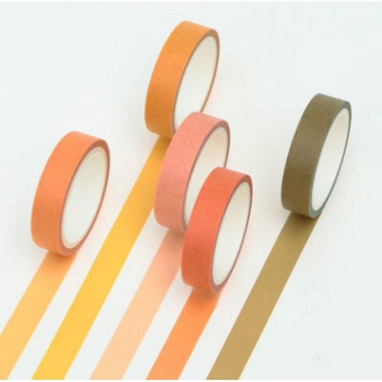 5 Pack Writable Washi Tape Set Decorative Masking Tape for Crafts Journaling