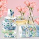 12 Rolls Floral Design Washi Tape Decorative Scrapbooking Tape for Crafts