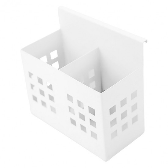Office Partition Rack Metal Pen Holder Hanging Desk Organizer Storage