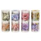 8 Rolls Floral Pet Tape Set Decorative Tape for Crafts Journaling Scrapbooking