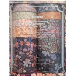 Floral Decorative Washi Tape Collection 12 Rolls Pack B