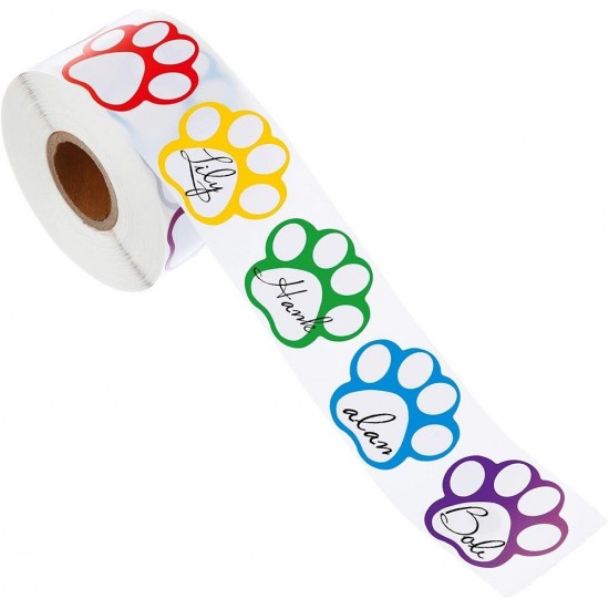 Name Tag Stickers Cute Animal Label Kids School Classroom Teacher Student Reward