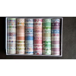 Kawaii 60 Rolls Multicolored Assorted Decorative Illusory Dream Washi Tape Set