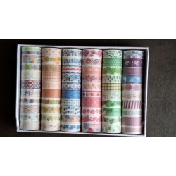 Kawaii 60 Rolls Multicolored Assorted Decorative Illusory Dream Washi Tape Set