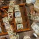 4 Rolls Vintage Washi Die Cut Tape Scrapbooking Journaling DIY Craft Tape