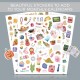 Monthly Planner Stickers - Holiday Sticker Set for Your Calendar