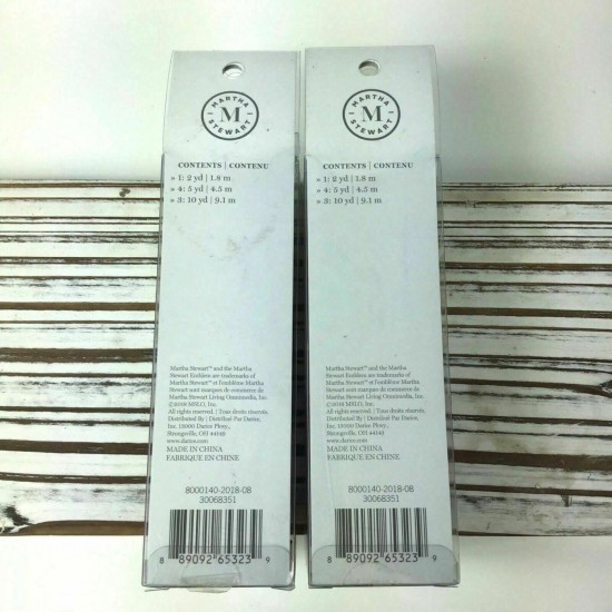 2 Pack Martha Stewart 30068351 Washi Tape Christmas Holiday Craft Scrapbooking