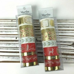 2 Pack Martha Stewart 30068351 Washi Tape Christmas Holiday Craft Scrapbooking