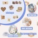 120pcs Vintage Stickers, Waterproof Scrapbook Aesthetic Sticker for Daily Planne