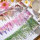 Pet Tape Stickers for Journaling 6 Rolls Pre-Cut Flower Washi Tape Stickers