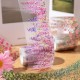 Pet Tape Stickers for Journaling 6 Rolls Pre-Cut Flower Washi Tape Stickers