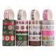 Christmas Decorative Washi Tapes 24 Rolls Pack Holiday Crafting Everyday