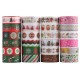 Christmas Decorative Washi Tapes 24 Rolls Pack Holiday Crafting Everyday