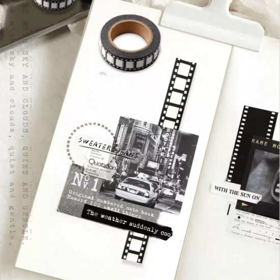 10 Meter Film Design Washi Tape Cute Stickers Diary Sticker Journal DIY Stickers