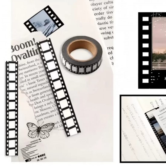 10 Meter Film Design Washi Tape Cute Stickers Diary Sticker Journal DIY Stickers