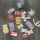Craft Lot Ribbon Trim Silk Thread Washi Tape Pearls Sewing Scrapbooking
