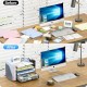 Desk Organizer, 4-Tier Desktop File Organizer with Drawer and Pen Holders, Offic