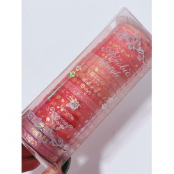 Au 20 Rolls Sticky Washi Tape Papers Gilding Scrapbooking Journal Note Stickers