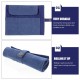 Roll Up Canvas Pencil Case Portable Organizer Pen Pouch for Drawing