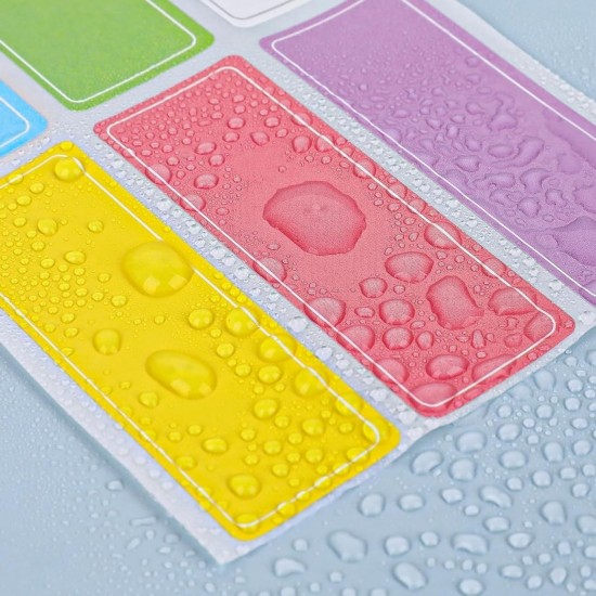 220 Pcs Name Tags Colored Name Tag Stickers Label Stickers for Classroom Pers