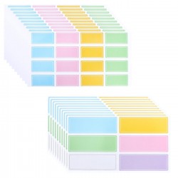 220 Pcs Name Tags Colored Name Tag Stickers Label Stickers for Classroom Pers