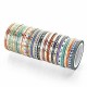 Washi Tapes Decorative Flowers Masking Tape Roll Lot Scrapbook Holiday Gift Wrap