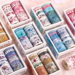 10 Rolls Sample Set Color Series Washi Tape