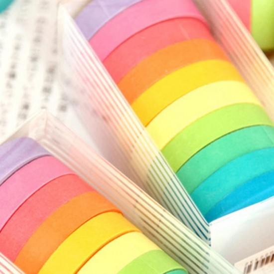 20 Rolls Creative Washi Paper Tape Stylish Decoration Tape for Projects