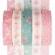 5 Rolls Washi Tape Set Creative Basic Skinny Decorative Tapes for Arts, DIY C