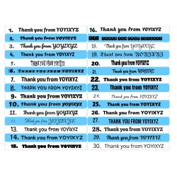 50pcs Name Stickers Personalized Sticker Large Size Cute Tag School Kids Teacher