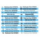 50pcs Name Stickers Personalized Sticker Large Size Cute Tag School Kids Teacher